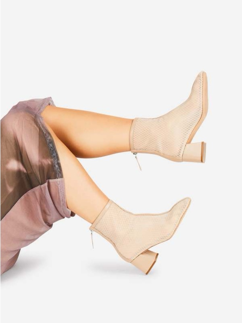 Intentionally Blank Century Mesh Ankle Boot 7